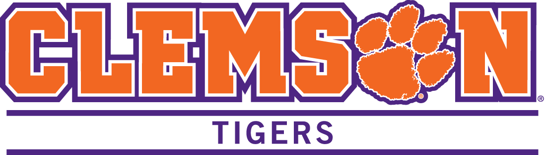 Clemson Tigers 2014-Pres Wordmark Logo vinyl decal